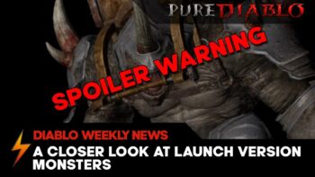 Diablo 2 Resurrected release version monster models - Spoiler warning
