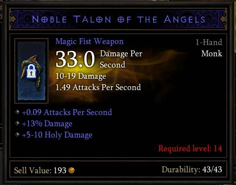 Noble Talon of the Angels
