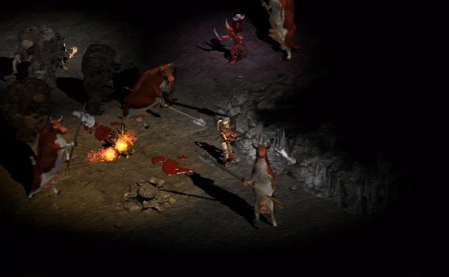 diablo 2 can you kill cow king and open level again