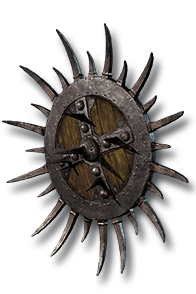 Diablo 2 Spiked Shield