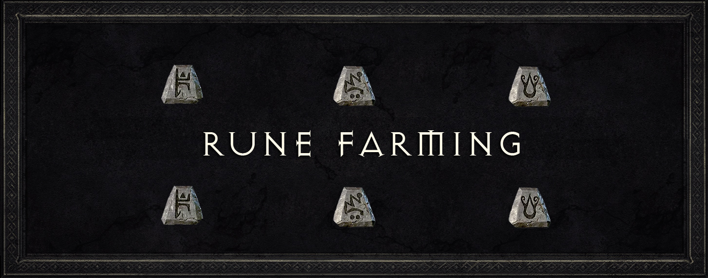 best place to farm runes diablo 2