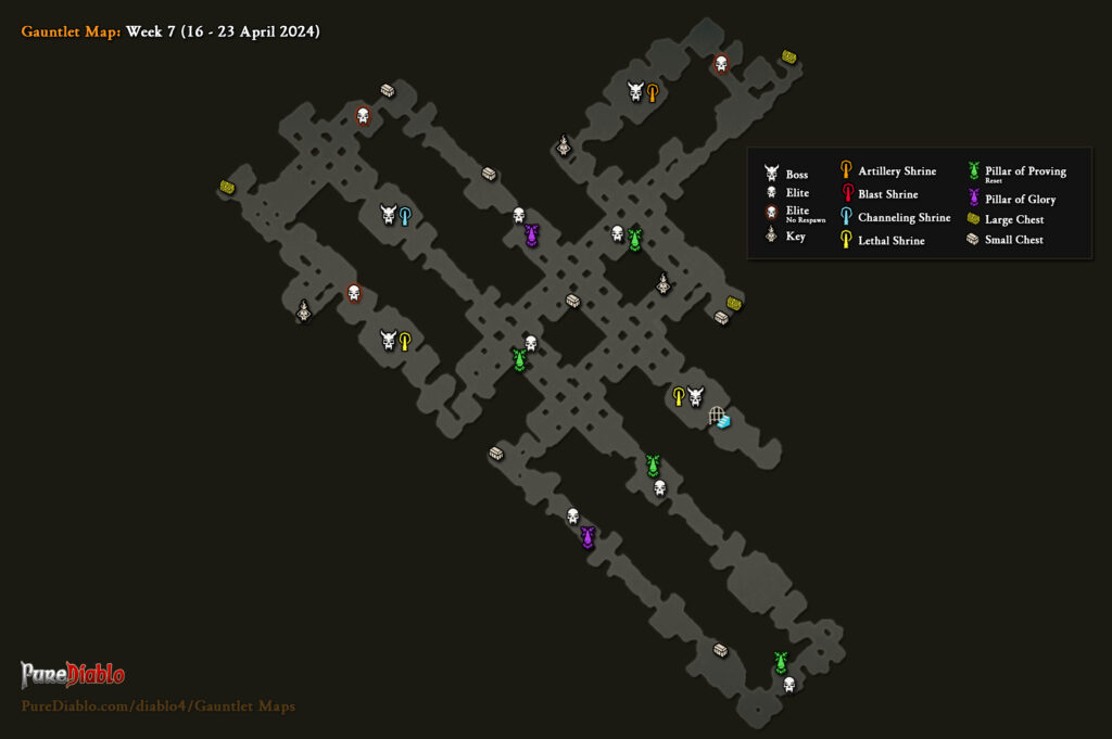 Gauntlet Map Week 7