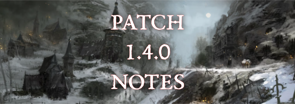 Diablo 4 Patch 1.4.0 Notes